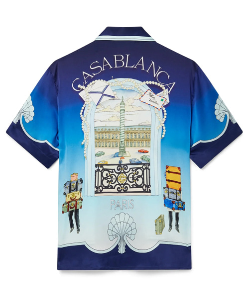S-5290<br><b>CASABLANCA</b><br>플레이스 방돔 실크 셔츠</b><br>[매장가-120만원대]