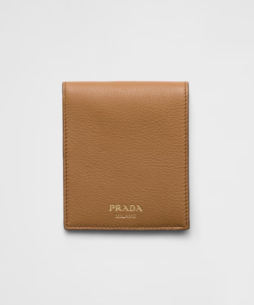 A-41074<br><b>PRADA</b><br>가죽 반지갑</b><br>[매장가-100만원대]