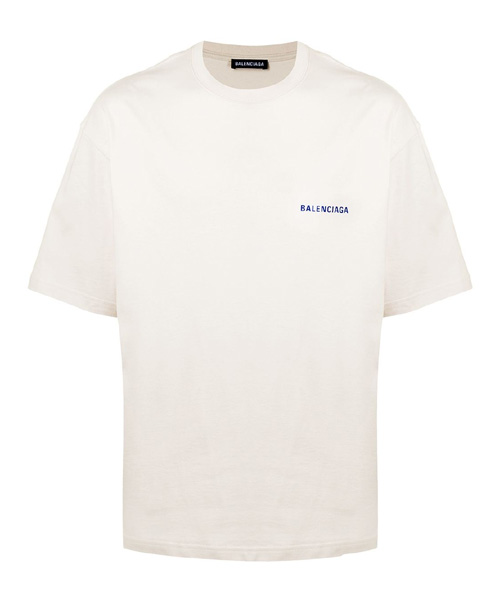 T-30063<br><b>BALENCIAGA</b><br>로고 프린트 코튼 티셔츠</b><br>[매장가-100만원대]