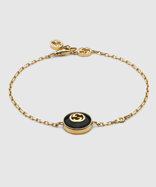 A-41239<br><b>GUCCI</b><br>인터로킹 18K 체인 팔찌</b><br>[매장가-300만원대]