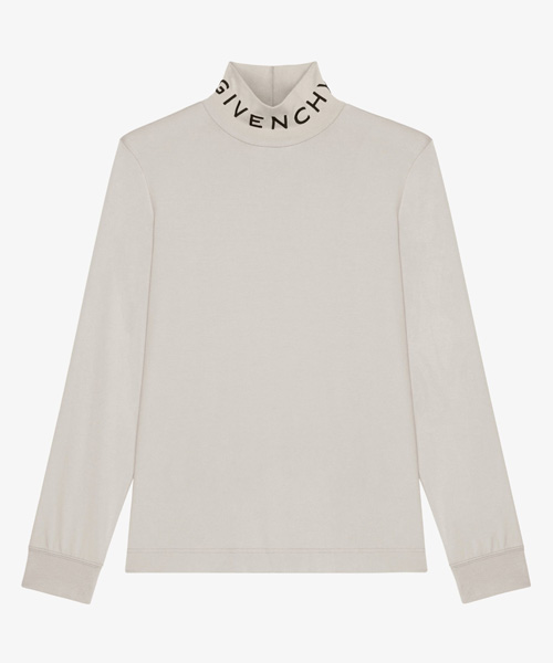 T-30340<br><b>GIVENCHY</b><br>로고 자수 슬림핏 코튼 티셔츠</b><br>[매장가-100만원대]
