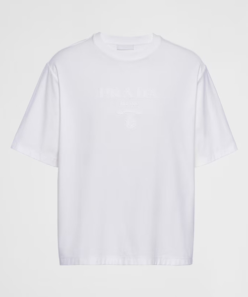 T-30312<br><b>PRADA</b><br>테크니컬 코튼 티셔츠</b><br>[매장가-160만원대]