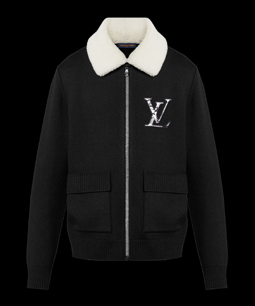 JK-23290<br><b>LOUIS VUITTON</b><br>울 블루종 위드 시어링 칼라</b><br>[매장가-470만원대]
