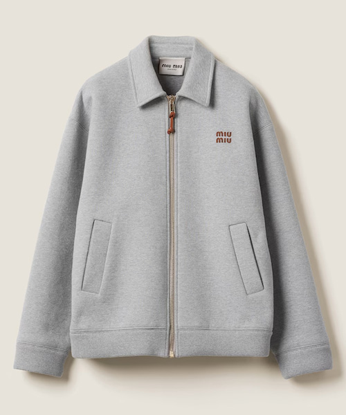 JK-23332<br><b>MIU MIU</b><br>저지 블루종 재킷</b><br>[매장가-400만원대]
