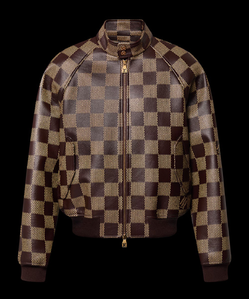 JK-23213<br><b>LOUIS VUITTON</b><br>다미에 레더 해링턴 재킷</b><br>[매장가-1000만원대]