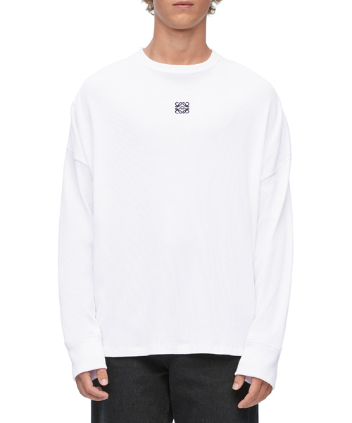 T-30331<br><b>LOEWE</b><br>시그니처 자수 롱 슬리브 티셔츠</b><br>[매장가-80만원대]