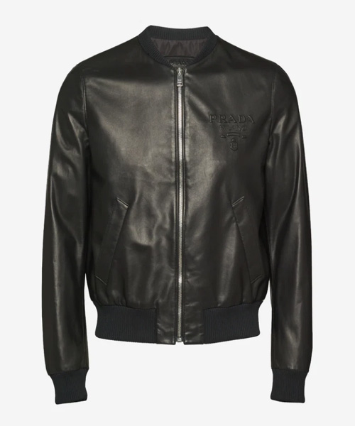JK-23227<br><b>PRADA</b><br>나파 레더 봄버 자켓</b><br>[매장가-600만원대]