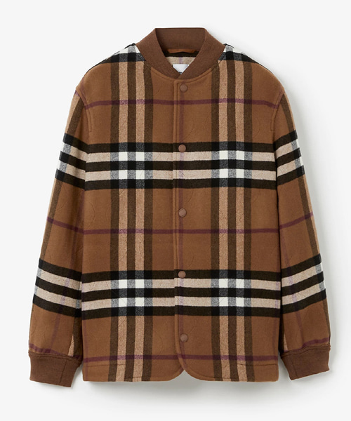 JK-23364<br><b>BURBERRY</b><br>체크 울 블렌드 봄버 재킷</b><br>[매장가-260만원대]