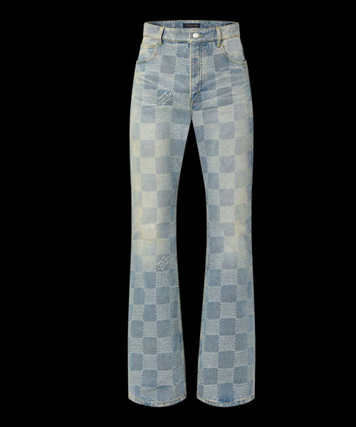 P-15907<br><b>LOUIS VUITTON</b><br>다미에 플레어 데님 팬츠</b><br>[매장가-280만원대]