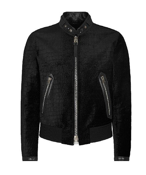JK-23401<br><b>TOM FORD</b><br>크로커 프린팅 벨벳 바이커 자켓</b><br>[매장가-1200만원대]