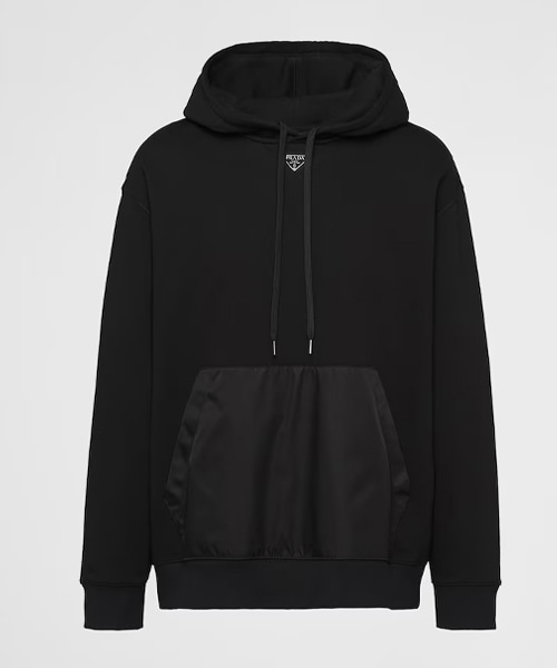 T-30228<br><b>PRADA</b><br>삼각로고 패치 코튼 후디</b><br>[매장가-180만원대]
