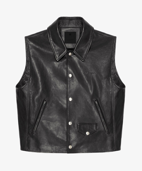 JK-23350<br><b>GIVENCHY</b><br>엠브로이더드 가죽 웨이스트코트</b><br>[매장가-580만원대]