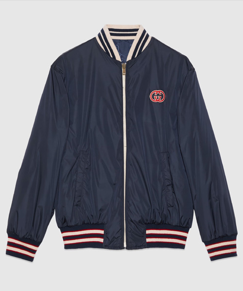 JK-23376<br><b>GUCCI</b><br>리버서블 나일론 캔버스 재킷</b><br>[매장가-270만원대]