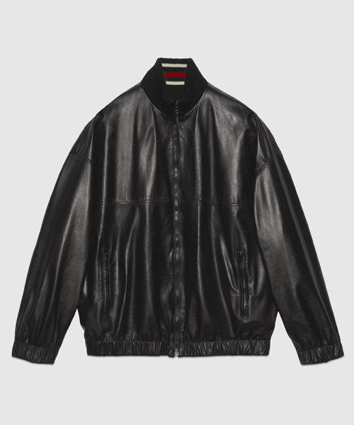 JK-23191<br><b>GUCCI</b><br>가죽 봄버 자켓</b><br>[매장가-700만원대]