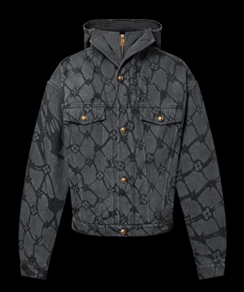 JK-23250<br><b>LOUIS VUITTON</b><br>모노그램 데님 후디 블루종</b><br>[매장가-500만원대]