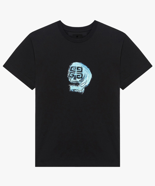 T-30289<br><b>GIVENCHY</b><br>스컬 로고 프린트 코튼 티셔츠</b><br>[매장가-80만원대]