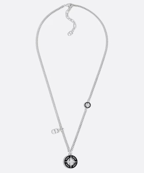 A-41393<br><b>DIOR x STONE ISLAND</b><br>엠브로이더드 펜던트 목걸이</b><br>[매장가-90만원대]