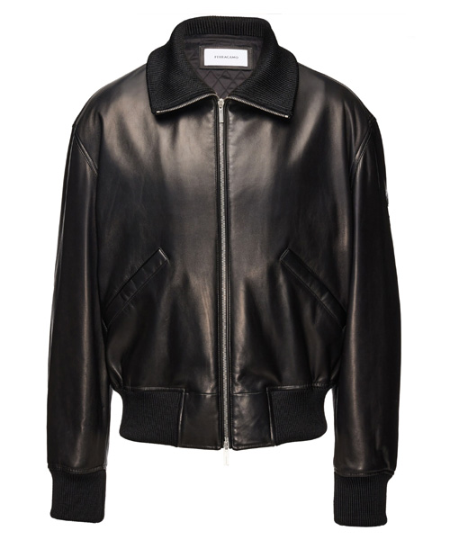 JK-23323<br><b>FERRAGAMO</b><br>나파 블루종 자켓</b><br>[매장가-790만원대]
