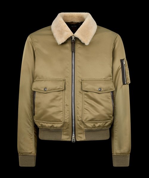 JK-23474<br><b>TOM FORD</b><br>나일론 트윌 시어링 봄버 재킷</b><br>[매장가-700만원대]