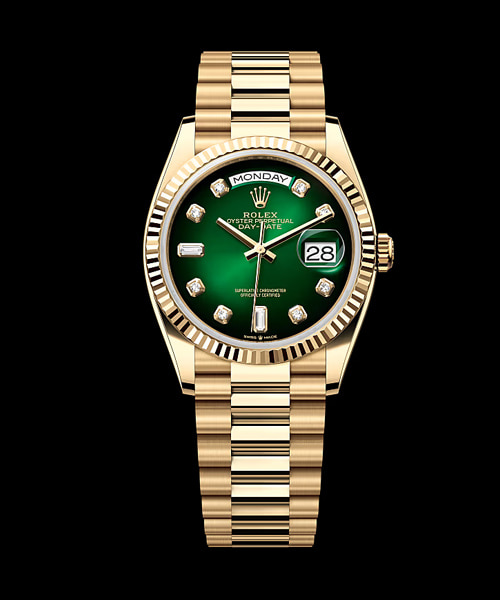 A-41733<br><b>ROLEX</b><br>데이-데이트 오이스터 36mm</b><br>[매장가-5000만원대]