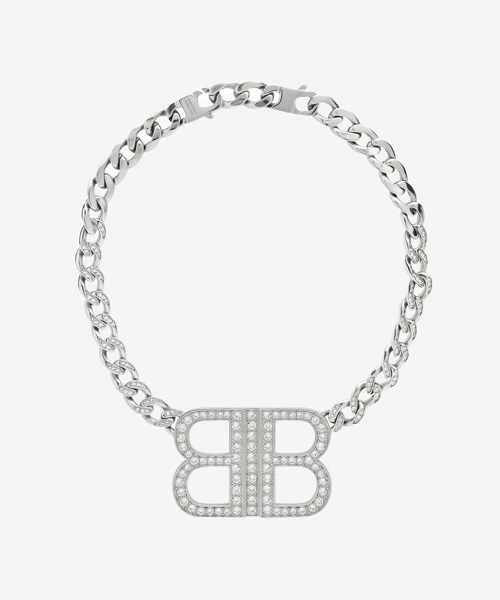 A-41653<br><b>BALENCIAGA</b><br>BB 2.0 라인스톤 네크리스</b><br>[매장가-290만원대]