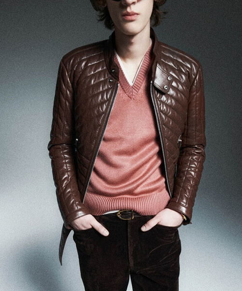 JK-23675<br><b>TOM FORD</b><br>엠보싱 벨트 가죽 자켓</b><br>[매장가-1000만원대]