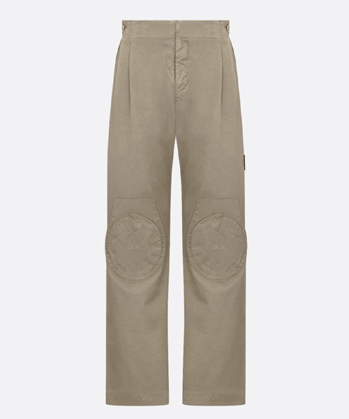 P-15956<br><b>DIOR x STONE ISLAND</b><br>그레이 코튼 블렌드 새틴 루즈 핏 스포츠웨어 팬츠</b><br>[매장가-400만원대]