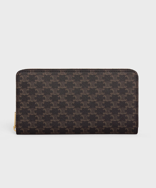 A-41725<br><b>CELINE</b><br>트리옹프 캔버스 지퍼 지갑</b><br>[매장가-90만원대]