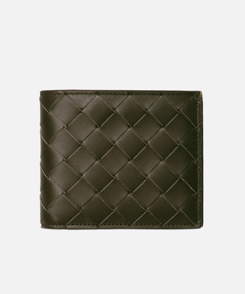 A-41693<br><b>BOTTEGA VENETA</b><br>인트레치아토 폴더형 지갑</b><br>[매장가-80만원대]