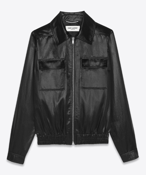 JK-23614<br><b>SAINT LAURENT</b><br>세인트 친츠 지퍼 자켓</b><br>[매장가-500만원대]
