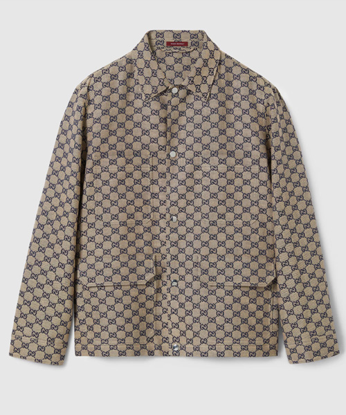 JK-23590<br><b>GUCCI</b><br>GG 리넨 혼방 캔버스 재킷</b><br>[매장가-360만원대]