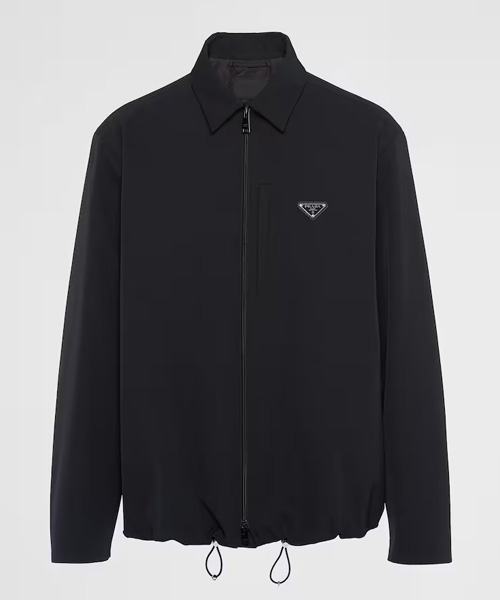 JK-23645<br><b>PRADA</b><br>트라이앵글 패치 폴리에스테르 셔츠</b><br>[매장가-200만원대]