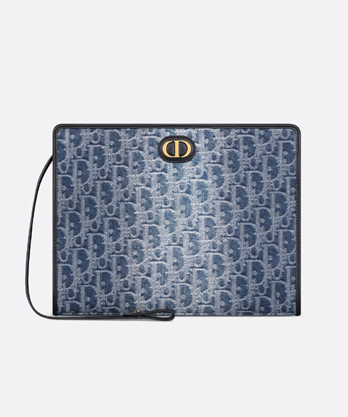 A-41686<br><b>DIOR</b><br>오블리크 자카드 30 몽테뉴 데아 파우치</b><br>[매장가-140만원대]