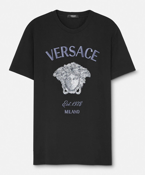 T-30386<br><b>VERSACE</b><br>크리스탈 메두사 밀라노 티셔츠</b><br>[매장가-200만원대]
