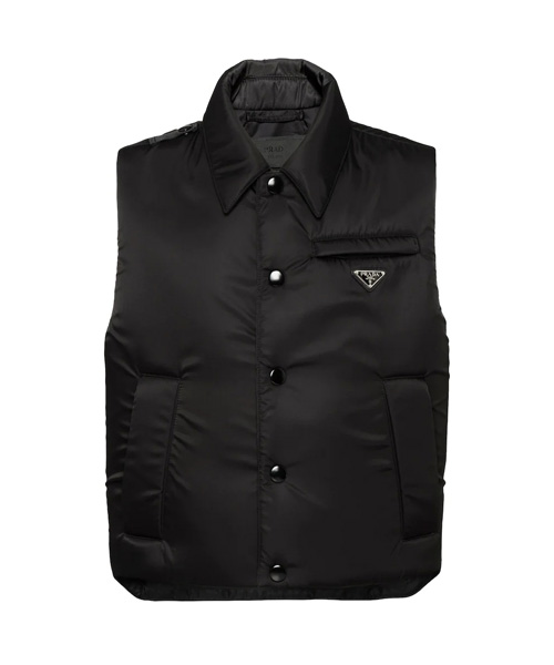 JK-23653<br><b>PRADA</b><br>트라이앵글 패치 리나일론 베스트</b><br>[매장가-400만원대]