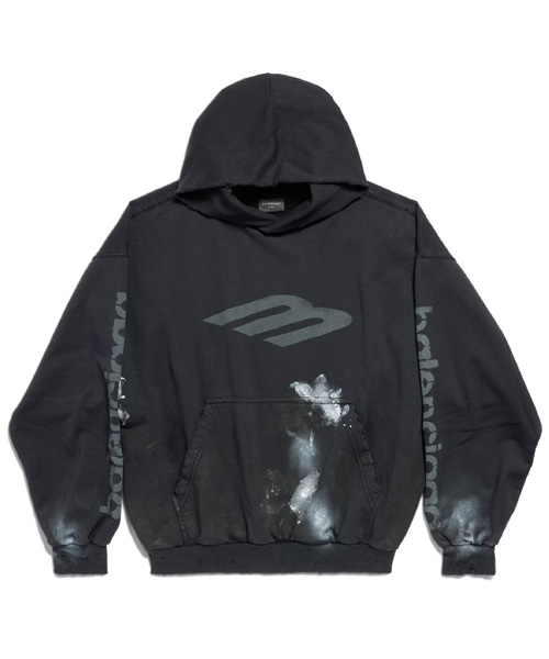 T-30457<br><b>BALENCIAGA</b><br>3B 스텐실 미디엄 핏 후디</b><br>[매장가-160만원대]