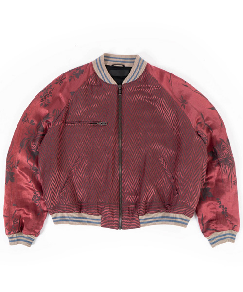 JK-23521<br><b>HAIDER ACKERMANN</b><br>실크 자카드 봄버 자켓</b><br>[매장가-200만원대]