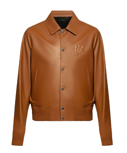 JK-23583<br><b>AMIRI</b><br>로고 엠보싱 가죽 재킷</b><br>[매장가-500만원대]