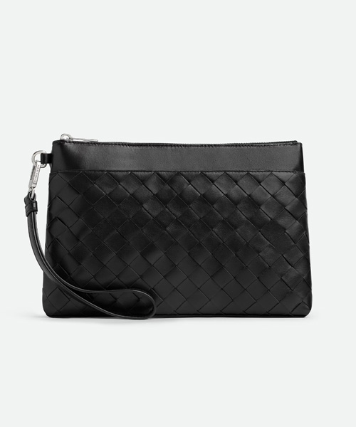 A-41800<br><b>BOTTEGA VENETA</b><br>인트레치아토 프리즘 파우치</b><br>[매장가-200만원대]