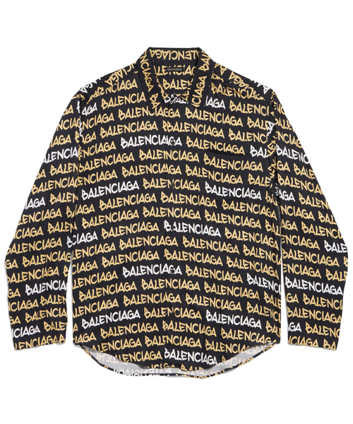 S-5411<br><b>BALENCIAGA</b><br>펑키 폰트 미니멀 셔츠</b><br>[매장가-190만원대]