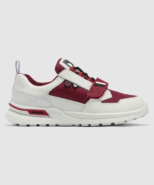 A-41639<br><b>PRADA</b><br>메카노 레더 스니커즈</b><br>[매장가-100만원대]