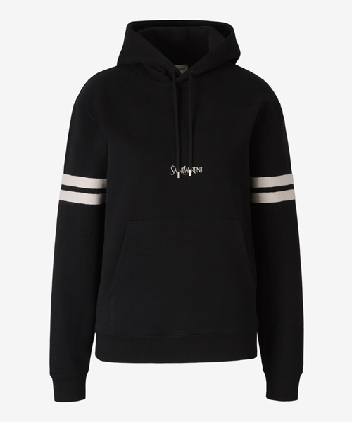 T-30462<br><b>SAINT LAURENT</b><br>로고 코튼 후드 스웨트셔츠</b><br>[매장가-130만원대]