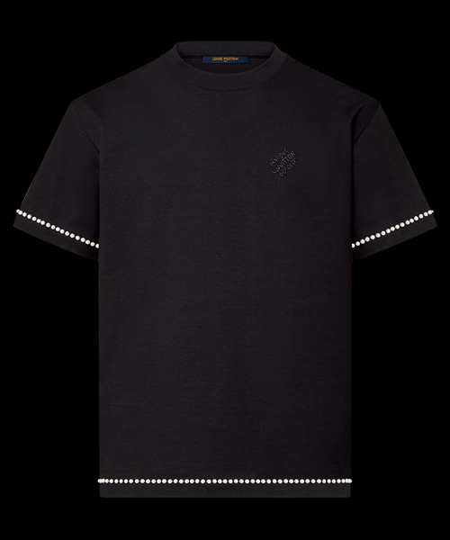 T-30455<br><b>LOUIS VUITTON</b><br>펄-엠벨리쉬드 코튼 티셔츠</b><br>[매장가-200만원대]