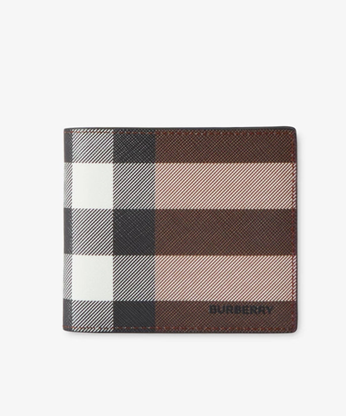 A-41581<br><b>BURBERRY</b><br>체크 가죽 반지갑</b><br>[매장가-60만원대]