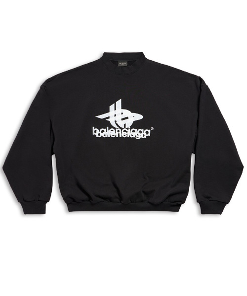 T-30408<br><b>BALENCIAGA</b><br>레이어드 스포츠 라운드 오버사이즈 스웨트셔츠</b><br>[매장가-130만원대]