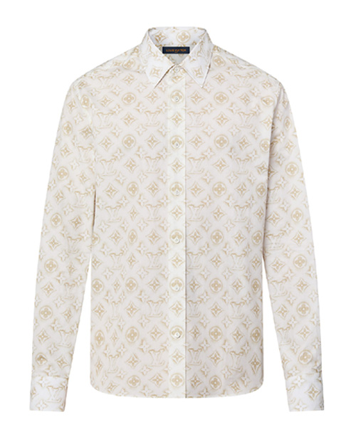 S-5390<br><b>LOUIS VUITTON</b><br>모노그램 롱 슬리브 코튼 셔츠</b><br>[매장가-200만원대]
