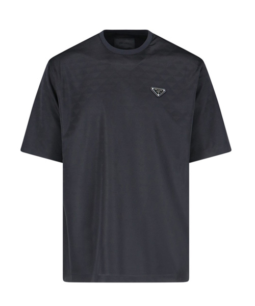 T-30423<br><b>PRADA</b><br>트라이앵글 패치 티셔츠</b><br>[매장가-100만원대]