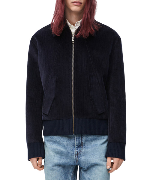 JK-23838<br><b>LOEWE</b><br>다크 네이비 블루 코튼 & 캐시미어 재킷</b><br>[매장가-260만원대]