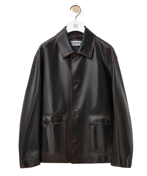 JK-24045<br><b>LOEWE</b><br>나파 카프스킨 자켓</b><br>[매장가-1000만원대]