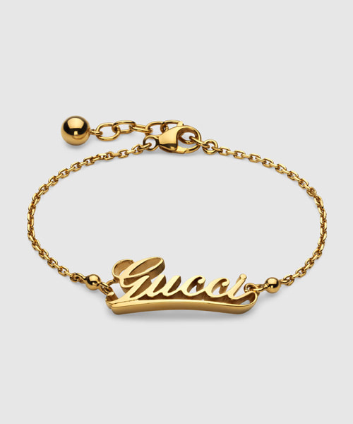A-42162<br><b>GUCCI</b><br>스크립트 체인 팔찌</b><br>[매장가-60만원대]